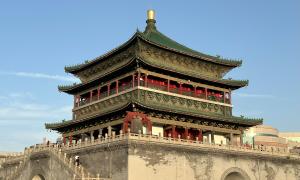 Rui Bai: Bell tower of Tang Dynasty, China