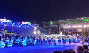 Bruno Ubiali: Presentation of the Borari cabocla at the Çairé folk festival in Alter do Chão, Pará, Brazilian Amazon.