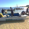 people on the Reef Doctor boat